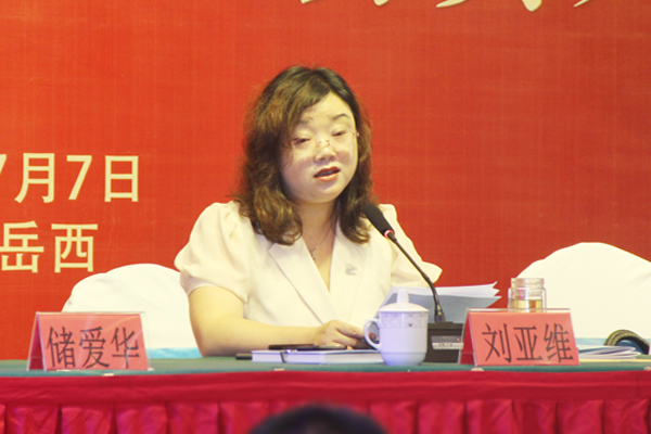中共岳西县委常委,宣传部部长刘亚维,岳西县人民政府副县长储爱华